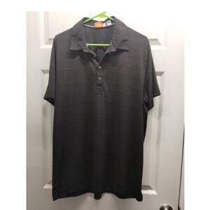 PUMA Men's Size XL Bud Light Platinum Black Short Sleeve Golf Polo Shirt